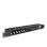 Panel guíacables Inter-Tech 88887276 1U Negro