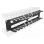 Panneau de gestion de câbles DeLOCK 19" 2U noir avec 4 ouvertures