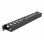 Panneau de gestion de câbles DeLOCK 19" 1U noir avec 2 ouvertures