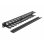 Panneau de gestion de câbles DeLOCK 19" 1U noir avec 2 ouvertures