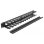 Panneau de gestion de câbles DeLOCK 19" 1U noir avec 2 ouvertures