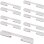 Clip de montaje Govee H10D2000 Metal Blanco Neon Rope Light 2 5 unidades