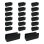 Clip de montaje Govee H10D1001 para Neon Rope Light 2, Negro, Plástico, Pack 20 unidades