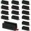 Clip de montaje Govee H10D1001 para Neon Rope Light 2, Negro, Plástico, Pack 20 unidades