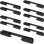 Clip de montaje Govee H10D2001 para Neon Rope Light 2, Negro, Metal, Pack 5 unidades