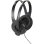 Auriculares Vivanco VVHEADTV50K com cabo jack 3,5 e 6,5 mm para TV preto