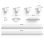 Kit di illuminazione intelligente Philips Hue Perifo per soffitto rettilineo (4 punti luce)