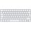 Tastatur Apple Magic Keyboard kabellos wiederaufladbar Deutsch QWERTZ weiß