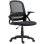 Silla Giratoria Ergonómica Rolipo con Reposabrazos Abatibles y Soporte Lumbar Negra