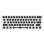 Teclado Sharkoon SKILLER SGK50 S4 compacto 60% RGB Hot-Swap branco