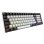 Teclado Sharkoon SGK50 S2 mecânico gaming com switches Gateron Yellow e RGB alemão