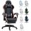 Silla Gaming Rolipo Cuero PU Reclinable 135° Reposacabezas y Reposapiés Negro y Rosa
