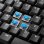 Teclado Sharkoon PureWriter RGB mecánico con switches Kailh Blue y AZERTY francés
