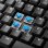 Teclado Sharkoon PureWriter RGB mecánico con switches Kailh Blue y AZERTY francés