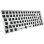 Teclado Sharkoon SKILLER SGK50 S3 Barebone 75% RGB Branco Hot-Swappable