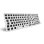 Teclado Sharkoon SGK50 S2 mecánico barebone compacto 96% RGB QWERTZ alemán