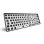 Teclado Sharkoon SGK50 S2 mecánico barebone compacto 96% QWERTZ RGB German