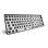 Teclado Sharkoon SGK50 S2 mecánico barebone compacto 96% QWERTZ RGB German