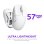 Mouse NZXT MS-101NW-02 wireless 26000 DPI bianco 6 tasti ricaricabile