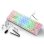 Teclado Sharkoon Crystal Shark mecánico compacto con RGB y conexión dual alemán