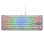 Teclado Sharkoon Crystal Shark mecánico compacto con RGB y conexión dual alemán