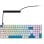 Teclado Sharkoon SGK50 S2 mecânico gaming switches Gateron Yellow QWERTZ alemão RGB
