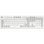 Teclado Sharkoon OfficePal K30W sem fios branco com switch tesoura alemão QWERTZ