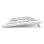 Teclado Sharkoon OfficePal K30W sem fios branco com switch tesoura alemão QWERTZ