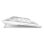 Teclado Sharkoon OfficePal K30W sem fios branco com switch tesoura alemão QWERTZ