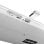 Teclado Sharkoon OfficePal K30W sem fios branco com switch tesoura alemão QWERTZ