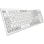 Teclado Sharkoon OfficePal K30W sem fios branco com switch tesoura alemão QWERTZ