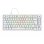 Teclado Sharkoon SGK25 mecánico gaming 75% Hot-Swap RGB alemán QWERTZ blanco