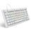 Teclado Sharkoon SGK25 mecánico gaming 75% Hot-Swap RGB alemán QWERTZ blanco