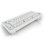 Teclado Sharkoon SGK25 mecánico gaming 75% Hot-Swap RGB alemán QWERTZ blanco