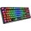 Teclado Sharkoon Crystal Shark mecânico compacto RGB com switches KTT Hot-Swappable
