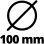 Disque de polissage Einhell 3424100 100 mm pour nettoyage de maçonnerie