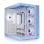 Caja PC Thermaltake View 380 TG ARGB Hydrangea Blue Midi Tower