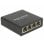 Hub DeLOCK 4 puertos RJ-45 USB 3.0 Realtek RTL8153 0,8 m metal negro