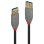 Cavo di estensione USB 3.2 Gen 1 Lindy Anthra Line 3 m USB-A 5 Gbit/s Nero