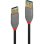 Cavo di estensione USB 3.2 Gen 1 Lindy Anthra Line 3 m USB-A 5 Gbit/s Nero