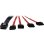 Cable Inter-Tech SFF 8087 a 4x SATA de 1 m, Negro