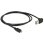 Cavo USB 2.0 DeLOCK 1 m Nero Maschio per Micro-USB B