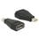 Adaptador DeLOCK mini DisplayPort 1.2 a DisplayPort Negro