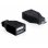 Adaptador DeLOCK USB 2.0-A a USB Micro-B Macho Negro