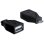 Adaptador DeLOCK USB 2.0-A a USB Micro-B Macho Negro