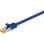 Cavo di rete Goobay RJ-45 CAT7 0,25 m Blu S/FTP