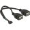 Câble USB Delock 84933 0,2 m USB 2.0 2 x USB A Noir
