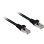 Netzwerkkabel Sharkoon Cat.6a SFTP 0,5 m Schwarz