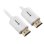 Cabo HDMI Sharkoon 1 m 2xHDMI 4K 3D Branco