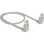 Cable de red DeLOCK 83513 0,5 m Cat6a S/FTP Gris